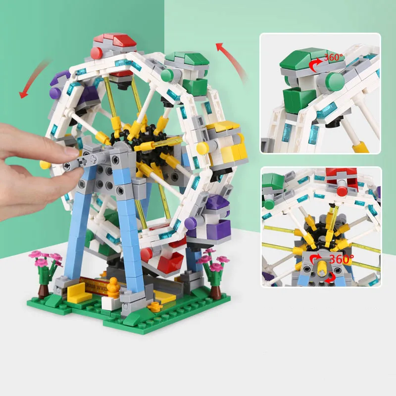 The Pirate Ship /Merry Go Round /Ferris Wheel /Spinning Octopus Set Building Blocks Bricks Educational Toys Model Children Gift
The Pirate Ship /Merry Go Round /Ferris Wheel /Spinning Octopus Set Building Blocks Bricks Educational Toys Model Children Gift