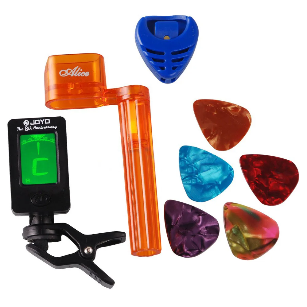 Tool Kits 1 Chromatic Guitar Tuner afinador 1 Pick Plectrums Pics Holder 1 String Winder & Bridge Pin Puller and 5 Guitarpicks23
Tool Kits 1 Chromatic Guitar Tuner afinador 1 Pick Plectrums Pics Holder 1 String Winder & Bridge Pin Puller and 5 Guitarpicks23