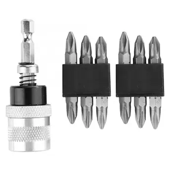 Adjustable Hex Screw Depth Limiter Holder Driver with 12pcs Cross PH2 Screwdriver Bits wood insert nut
Adjustable Hex Screw Depth Limiter Holder Driver with 12pcs Cross PH2 Screwdriver Bits wood insert nut