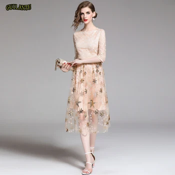 Sexy Hexagonal Star Mesh Embroidery Midi Women Dress Fashion Shirt Plus Size Soft Robe Casual Festival Dresses Woman Party Night
Sexy Hexagonal Star Mesh Embroidery Midi Women Dress Fashion Shirt Plus Size Soft Robe Casual Festival Dresses Woman Party Night
