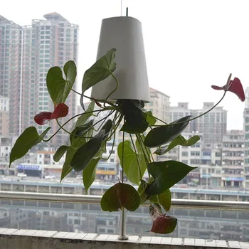 OOTDTY Inverted Sky Garden Hanging Pot Upside Down Planter Flowerpot Storage Basket 360-Degree Rotation 13x9.5x9.5cm New
OOTDTY Inverted Sky Garden Hanging Pot Upside Down Planter Flowerpot Storage Basket 360-Degree Rotation 13x9.5x9.5cm New