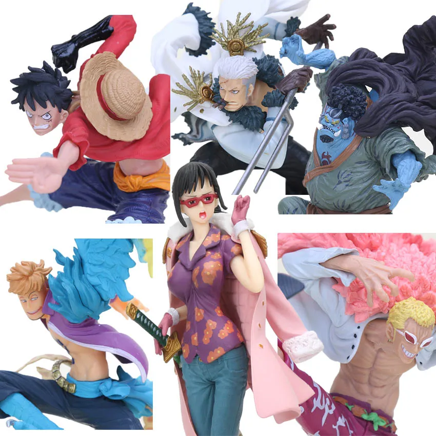 14-20cm One piece SCultures BIG Monkey D Luffy Jinbe Doflamingo marco smoker tashigi PVC action figure toys Christmas gift doll
14-20cm One piece SCultures BIG Monkey D Luffy Jinbe Doflamingo marco smoker tashigi PVC action figure toys Christmas gift doll