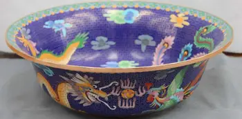 Chinese Copper Cloisonne Enamel Palace Dragon Phoenix Play Bead Plate Basin Bowl
Chinese Copper Cloisonne Enamel Palace Dragon Phoenix Play Bead Plate Basin Bowl