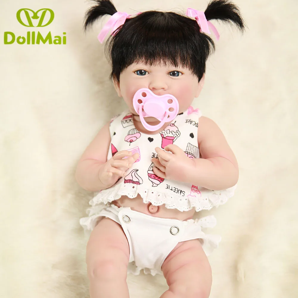 Full Silicone Reborn Baby Doll Realistic Girl newborn babies Dolls 14 "35 cm Lifelike Princess Kids bebe toys reborn silicone
Full Silicone Reborn Baby Doll Realistic Girl newborn babies Dolls 14 "35 cm Lifelike Princess Kids bebe toys reborn silicone
