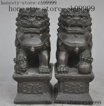 Christmas chinese fengshui bronze Evil spirits animal foo dog lion beast lucky statue pair Halloween
Christmas chinese fengshui bronze Evil spirits animal foo dog lion beast lucky statue pair Halloween