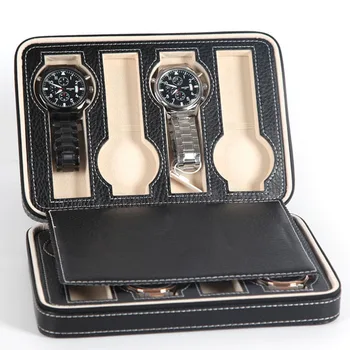 New Hot Portable 2 4 8 Grids Travel Watch Box PU Leather Zipper Storage Case Watch Organizer SMD66
New Hot Portable 2 4 8 Grids Travel Watch Box PU Leather Zipper Storage Case Watch Organizer SMD66