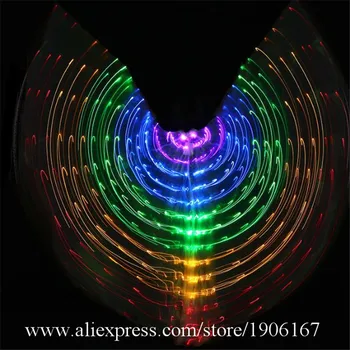 New Design Colorful Led Luminous Light Up Halloween Cloak Wings Led Illuminated Belly Dance Props Stage Performance Cloak Dress
New Design Colorful Led Luminous Light Up Halloween Cloak Wings Led Illuminated Belly Dance Props Stage Performance Cloak Dress