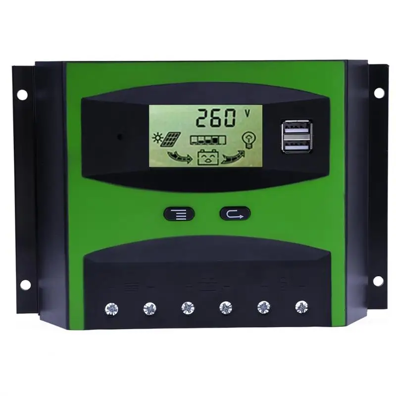 50A Current 12V/24V LCD Display PWM Solar Panel Adjustable Charge Discharge Controller Regulator Automatic Temperature E5M1
50A Current 12V/24V LCD Display PWM Solar Panel Adjustable Charge Discharge Controller Regulator Automatic Temperature E5M1
