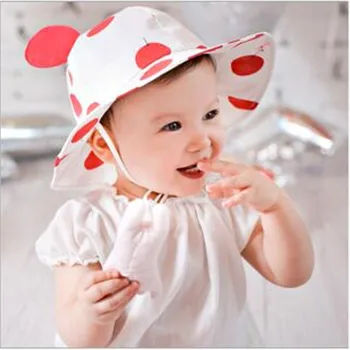 Lovely Dots Baby Hat Infants Summer Cotton Hats Baby Girls Boys Beach Cap Sun Hat
Lovely Dots Baby Hat Infants Summer Cotton Hats Baby Girls Boys Beach Cap Sun Hat
