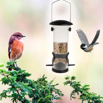 Bird Feeder PVC Iron Handle Hanging Tree Park Garden Wild Birds Feeding Outdoor Portable Fruit Food Vegetable Container
Bird Feeder PVC Iron Handle Hanging Tree Park Garden Wild Birds Feeding Outdoor Portable Fruit Food Vegetable Container