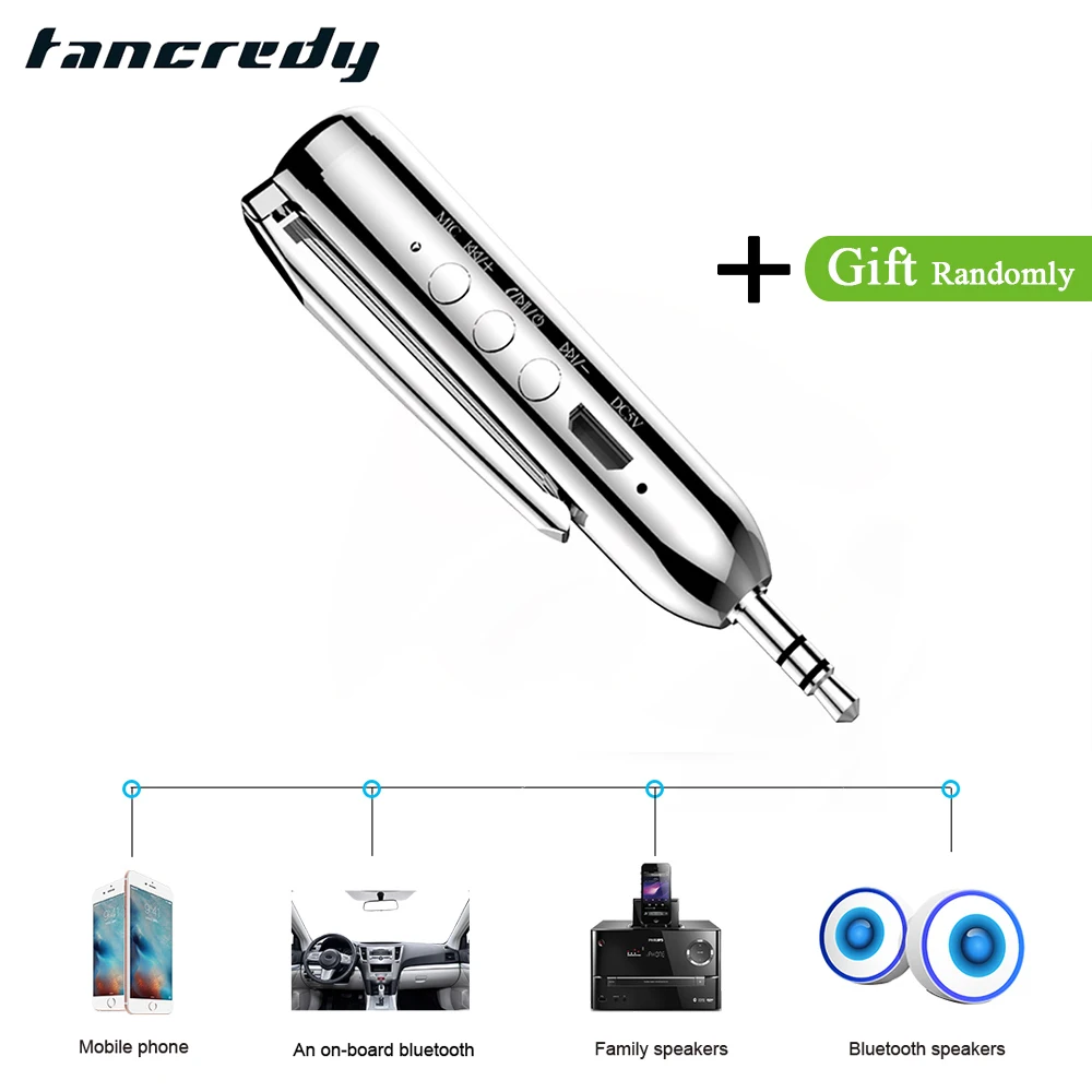 Wireless Bluetooth Aux Audio Receiver Adapter Bluetooth4.2 Handsfree Car Kit 3.5mm jack Aux Bluetooth Hands Free Music Receiver
Wireless Bluetooth Aux Audio Receiver Adapter Bluetooth4.2 Handsfree Car Kit 3.5mm jack Aux Bluetooth Hands Free Music Receiver