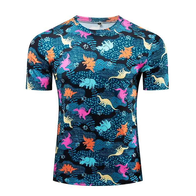 New Fashion Summer T-shirt Men's O-neck Cotton Comfortable Dinosaur T-shirt Casual T-shirt Short-sleeved Shirt High Street Style
New Fashion Summer T-shirt Men's O-neck Cotton Comfortable Dinosaur T-shirt Casual T-shirt Short-sleeved Shirt High Street Style