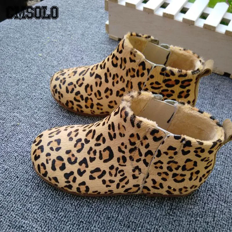 CMSOLO Kids Boots Horsehair Ankle Boot Boys Girls Fashion Leopard Boots New Arrival Child Lovely Baby Boots Size 21-30 Brand Hot
CMSOLO Kids Boots Horsehair Ankle Boot Boys Girls Fashion Leopard Boots New Arrival Child Lovely Baby Boots Size 21-30 Brand Hot
