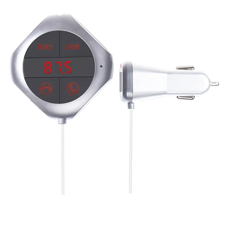 FM Transmitter 6-in-1 Hands Free Wireless Jack Bluetooth Kit Voltage Monitor TF U Disk Dual USB Car Charger Car Accessories
FM Transmitter 6-in-1 Hands Free Wireless Jack Bluetooth Kit Voltage Monitor TF U Disk Dual USB Car Charger Car Accessories