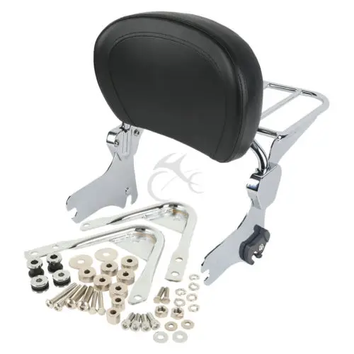 Motorcycle Luggage Rack Backrest Sissy Bar & Docking Hardware Set For Harley Touring Models Road Street Gilde FLHT FLHX FLTR
Motorcycle Luggage Rack Backrest Sissy Bar & Docking Hardware Set For Harley Touring Models Road Street Gilde FLHT FLHX FLTR