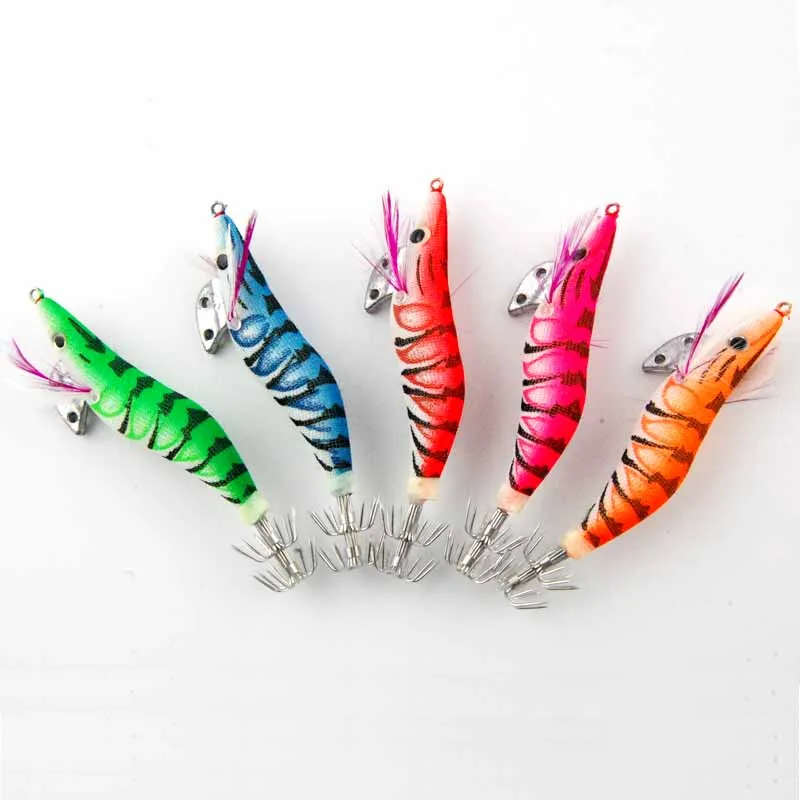 5pcs/lot Multicolor Squid Hooks Fishing Lure Squid Jigs Jibioneras Size 3.0 # For Sea Fishing
5pcs/lot Multicolor Squid Hooks Fishing Lure Squid Jigs Jibioneras Size 3.0 # For Sea Fishing