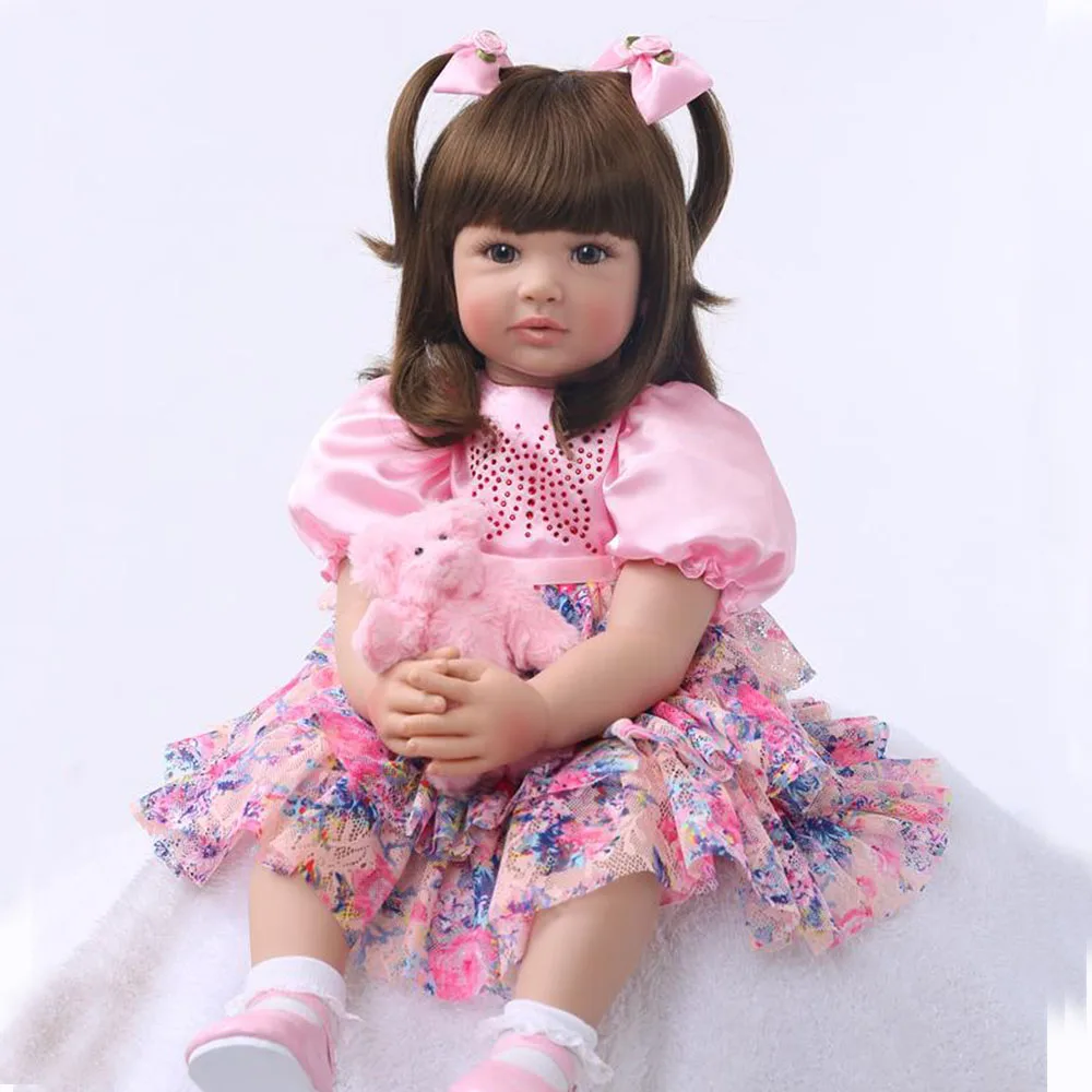60cm Bebes reborn toddler babies doll Silicone Reborn Baby Doll Toys 24 inch Vinyl Princess girl dolls toys for children gift bo
60cm Bebes reborn toddler babies doll Silicone Reborn Baby Doll Toys 24 inch Vinyl Princess girl dolls toys for children gift bo