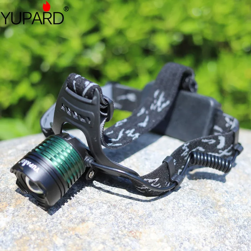 Yupard Zoom налобный фонарь XM-L2 T6 светодиодный масштабируемый яркий для кемпинга