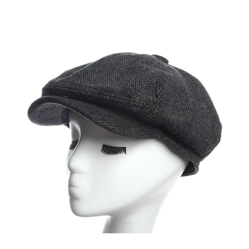 Newsboy Caps Herringbone Tweed Warm Winter Octagonal Hat Male Female Gatsby Retro Flat Caps Hats for women
Newsboy Caps Herringbone Tweed Warm Winter Octagonal Hat Male Female Gatsby Retro Flat Caps Hats for women