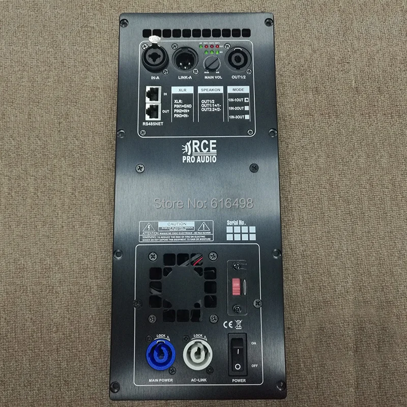 RMS 900W Subwoofer Amplifier Professional Speaker Plate Amplifier 1 input 1 output Class D Amplifier Board With DSP processor
RMS 900W Subwoofer Amplifier Professional Speaker Plate Amplifier 1 input 1 output Class D Amplifier Board With DSP processor