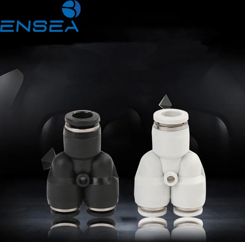 3 Way Port Y Shape Air Pneumatic Reducing 6mm 8mm 10mm OD Hose Tube Push in Gas Plastic Pipe Fitting Connectors Quick Fittings
3 Way Port Y Shape Air Pneumatic Reducing 6mm 8mm 10mm OD Hose Tube Push in Gas Plastic Pipe Fitting Connectors Quick Fittings