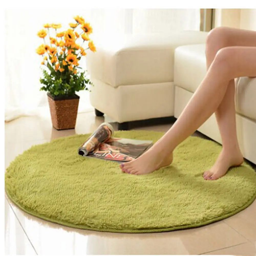 Bedroom Floor Fluffy Carpet Non-slip Backing For Safety New Home Decor Shower Absorption Water Door Mats Diameter 40cm
Bedroom Floor Fluffy Carpet Non-slip Backing For Safety New Home Decor Shower Absorption Water Door Mats Diameter 40cm