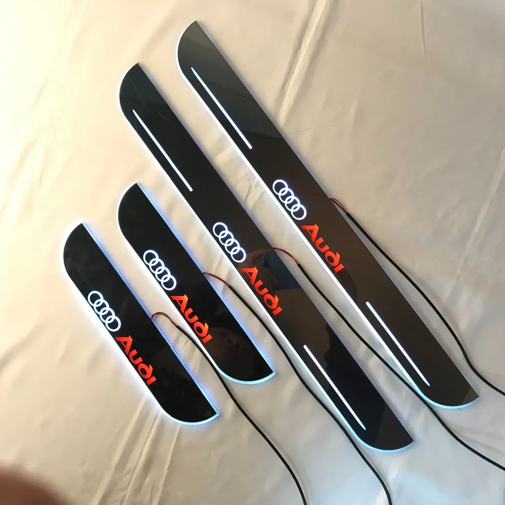 RQXR led moving door scuff for Audi A4 b8 dynamic door sill plate flat lining overlay flow/fixed light, 4pcs
RQXR led moving door scuff for Audi A4 b8 dynamic door sill plate flat lining overlay flow/fixed light, 4pcs