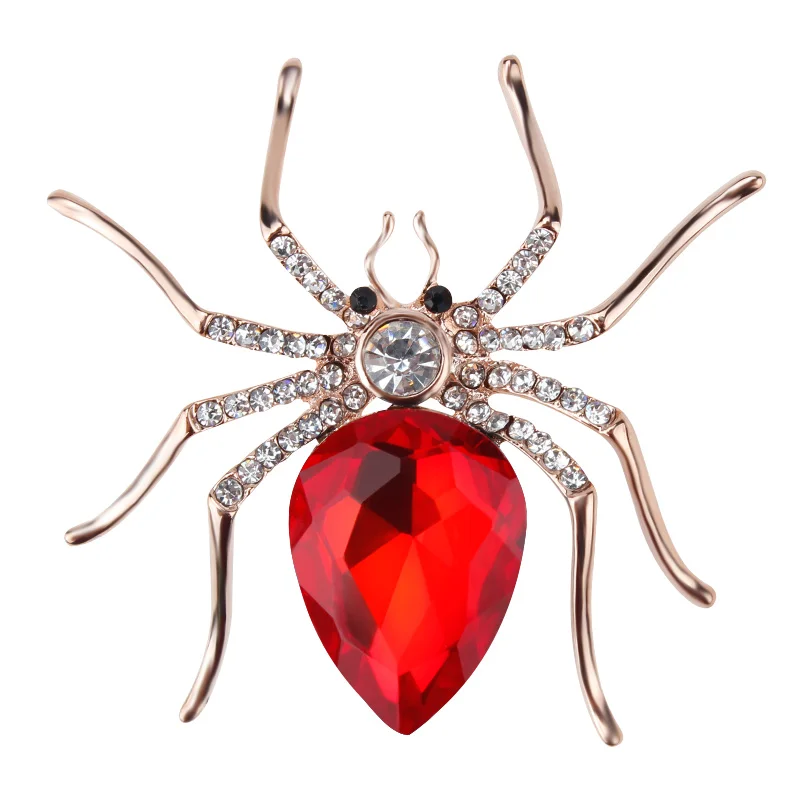baiduqiandu Brand High Quality Glass Crystal Spider Brooch Pins in Red Purple Blue Colors
baiduqiandu Brand High Quality Glass Crystal Spider Brooch Pins in Red Purple Blue Colors
