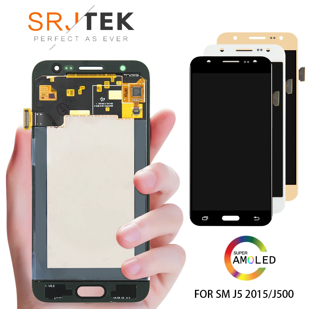 5'' AMOLED LCD for SAMSUNG Galaxy J5 2015 J500 LCD Display J500H J500FN J500F J500M SM-J500F Touch Screen Digitizer 
5'' AMOLED LCD for SAMSUNG Galaxy J5 2015 J500 LCD Display J500H J500FN J500F J500M SM-J500F Touch Screen Digitizer