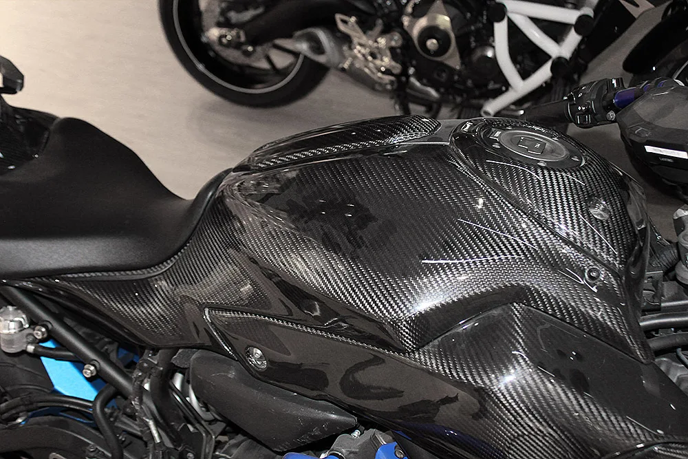 2013-2016 Yamaha FZ07 MT07 Carbon Fiber Headlight Side Panels