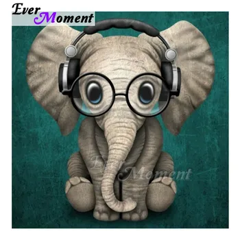 Ever Moment Diamond Painting Picture Of Rhinestone Mosaic Elephant Glasses Headset Diamond Embroidery Home Decoration 3F1201
Ever Moment Diamond Painting Picture Of Rhinestone Mosaic Elephant Glasses Headset Diamond Embroidery Home Decoration 3F1201