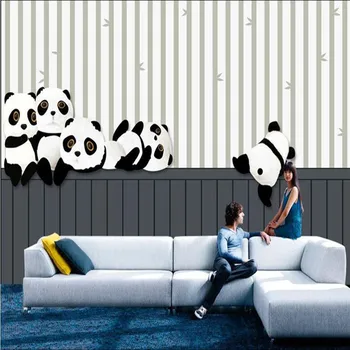 Custom 3D Photo Wallpaper Murals 3d Modern Anime Cute Panda Wall Paper Mural for Kids Room Living Room TV Background Home Decor
Custom 3D Photo Wallpaper Murals 3d Modern Anime Cute Panda Wall Paper Mural for Kids Room Living Room TV Background Home Decor