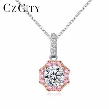 CZCITY Flower-Shaped 925 Sterling Silver Initial Necklaces Pendant Gift for Mom Dancing Party Fine Jewelry Gift
CZCITY Flower-Shaped 925 Sterling Silver Initial Necklaces Pendant Gift for Mom Dancing Party Fine Jewelry Gift