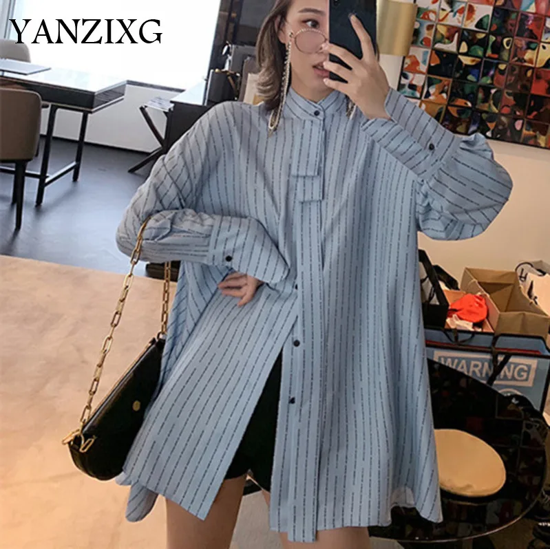 2019 New Summer Women Clothes Stand Collar Full Sleeves Striped Single Breasted Loose Letters Printed Shirt Blouse R021
2019 New Summer Women Clothes Stand Collar Full Sleeves Striped Single Breasted Loose Letters Printed Shirt Blouse R021