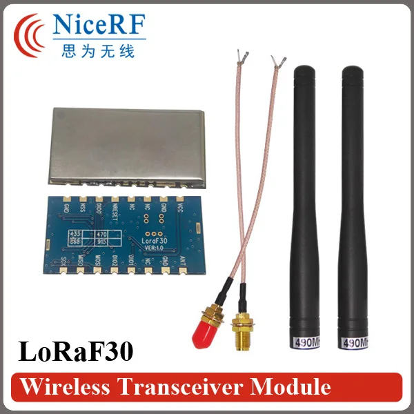 2pcs/lot Lora1278F30 1W 30dBm 6-8km Long Distance and High Sensitivity (-120 dBm) 433MHz Industrial Wireless RF Module
2pcs/lot Lora1278F30 1W 30dBm 6-8km Long Distance and High Sensitivity (-120 dBm) 433MHz Industrial Wireless RF Module