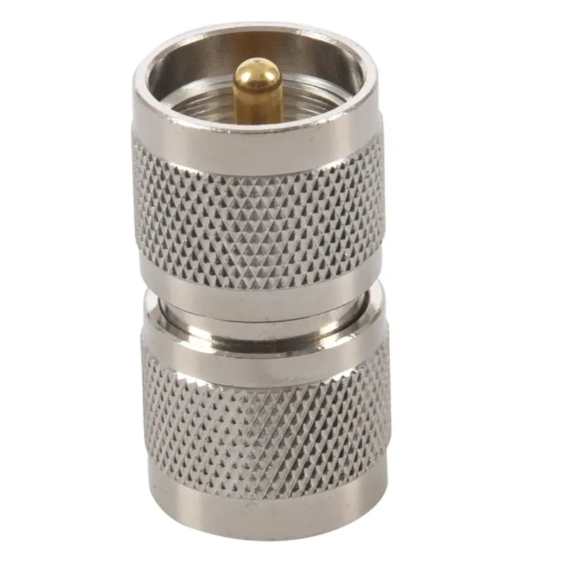 UHF male PL259 to UHF male Plug double straight Long RF Coax adapter connector,silver
UHF male PL259 to UHF male Plug double straight Long RF Coax adapter connector,silver