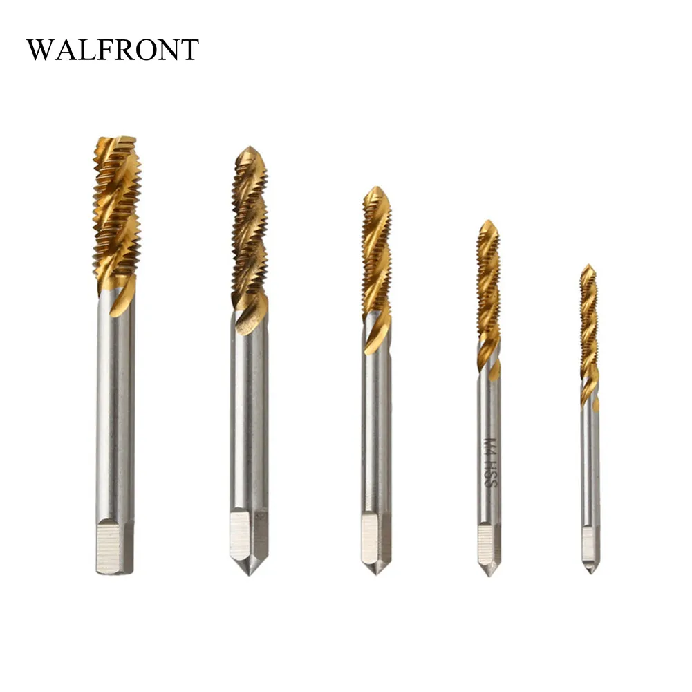 WALFRONT 1pcs HSS Countersink Titanium Screw Tap Coated Point Spiral Fluted Drilling Bits Hand Screw Thread Power Tools
WALFRONT 1pcs HSS Countersink Titanium Screw Tap Coated Point Spiral Fluted Drilling Bits Hand Screw Thread Power Tools