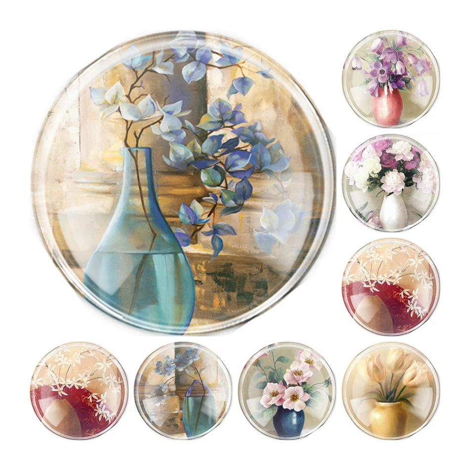 Handmade 6 Size Glass Flower vase Flatback Cameo Cabochon Domed DIY Jewelry Charm Photo Pendant Setting
Handmade 6 Size Glass Flower vase Flatback Cameo Cabochon Domed DIY Jewelry Charm Photo Pendant Setting