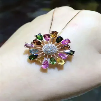 KJJEAXCMY boutique jewels 925 sterling silver natural tourmaline pendant necklace to customize accessories wholesale.
KJJEAXCMY boutique jewels 925 sterling silver natural tourmaline pendant necklace to customize accessories wholesale.
