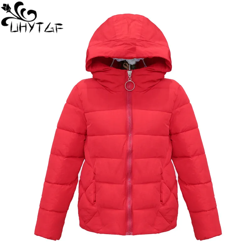 UHYTGF Women Cotton coats Plus size 5XL Winter Cotton coats Thicken Short paragraph Small cotton jacket Women's Elegant Tops 323
UHYTGF Women Cotton coats Plus size 5XL Winter Cotton coats Thicken Short paragraph Small cotton jacket Women's Elegant Tops 323