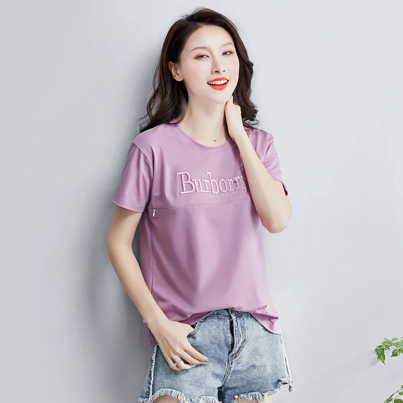 Korean fashion breastfeeding clothes out fashion postpartum feeding clothes short-sleeved t-shirt month clothes summer dress
Korean fashion breastfeeding clothes out fashion postpartum feeding clothes short-sleeved t-shirt month clothes summer dress