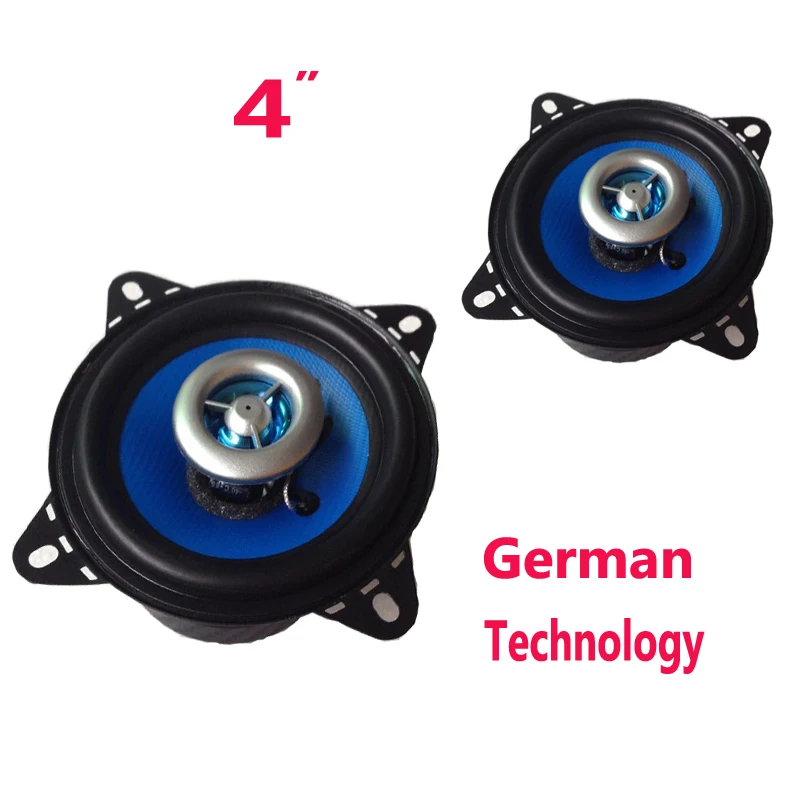 

Top Quality 4" coaxial Car Acoustic Speaker, German Technology Car Audio Stereo Speakers Horn,