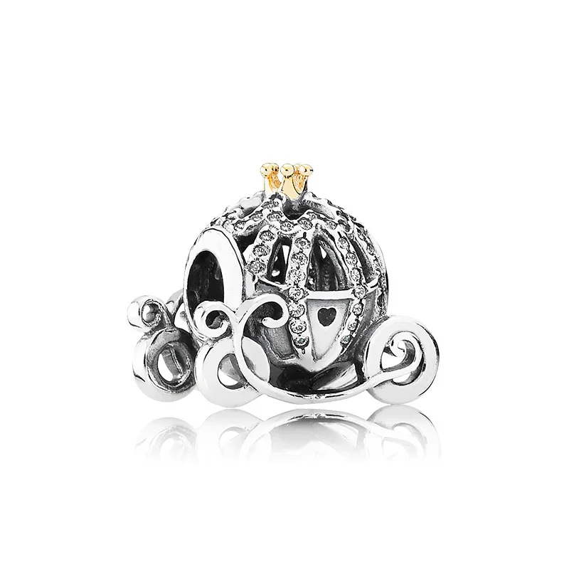 Authentic 925 Sterling Silver Bead Cinderella's Pumpkin Coach Charm Fit Original Women Pandora Bracelet Bangle Gift DIY Jewelry
Authentic 925 Sterling Silver Bead Cinderella's Pumpkin Coach Charm Fit Original Women Pandora Bracelet Bangle Gift DIY Jewelry
