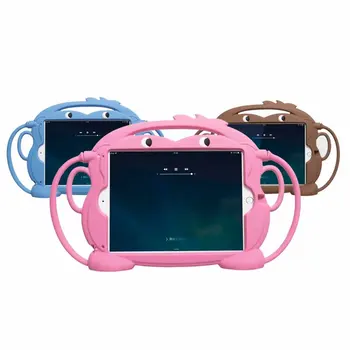 Silicone Kids Cartoon Monkey Shockproof stand Soft EVA Case For New iPad 9.7 2017 2018 Pro 9.7 Air 1/2 funda Tablet cover +pen
Silicone Kids Cartoon Monkey Shockproof stand Soft EVA Case For New iPad 9.7 2017 2018 Pro 9.7 Air 1/2 funda Tablet cover +pen