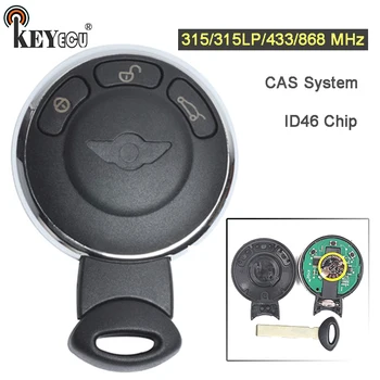 KEYECU 315/433/315LP/868MHz ID46 Chip CAS System Rechargeable Battery Smart Remote Key Fob for BMW Mini Cooper 2007-2014
KEYECU 315/433/315LP/868MHz ID46 Chip CAS System Rechargeable Battery Smart Remote Key Fob for BMW Mini Cooper 2007-2014