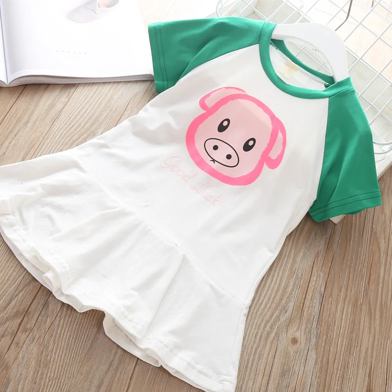 Girls Sport Dress Summer Cotton Cartoon Dresses For Girl Kids Clothes Toddler 4 5 years Birthday Princess School Sportwear Tops
Girls Sport Dress Summer Cotton Cartoon Dresses For Girl Kids Clothes Toddler 4 5 years Birthday Princess School Sportwear Tops