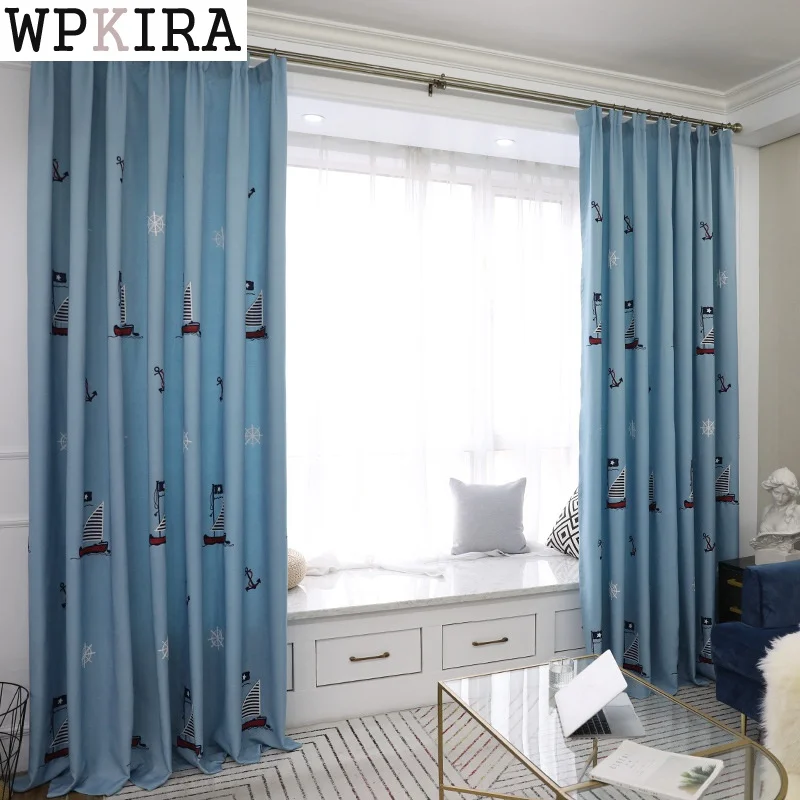 sailing boat curtains embroidered curtain finished product for living room balcony child bedroom tulle curtains S077&20
sailing boat curtains embroidered curtain finished product for living room balcony child bedroom tulle curtains S077&20
