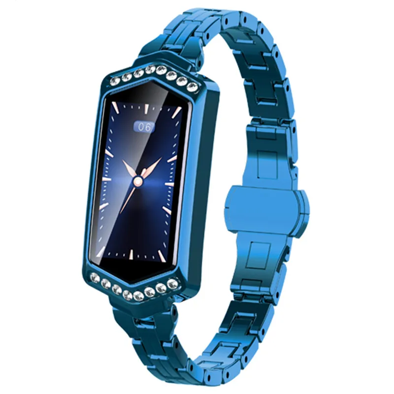 B78 smart bracelet pressure measurement watch with heart rate diamond steel belt montre connect android ios Fitness tracker
B78 smart bracelet pressure measurement watch with heart rate diamond steel belt montre connect android ios Fitness tracker