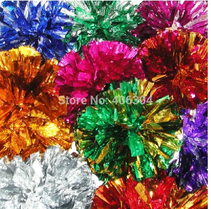 Free Shipping.fadeless not fading PET material 50G 10pcs Cheerleading pompom Metallic Pom Pom Cheering products ballroom dance
Free Shipping.fadeless not fading PET material 50G 10pcs Cheerleading pompom Metallic Pom Pom Cheering products ballroom dance