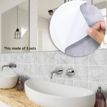 Funlife 15*15cm/20*20cm Self adhesive Waterproof White Grunge Tiles Wall Art Furniture Kitchen DIY Tile Sticker Wall Decal TS038
Funlife 15*15cm/20*20cm Self adhesive Waterproof White Grunge Tiles Wall Art Furniture Kitchen DIY Tile Sticker Wall Decal TS038